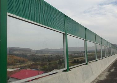 Combination type transparent noise barrier