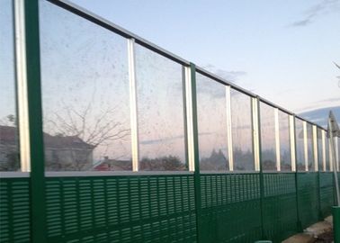 Combination type transparent noise barrier