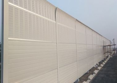 Vertical arc noise barrier