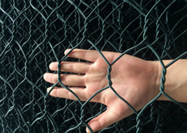 Hexagonal weave gabion basket