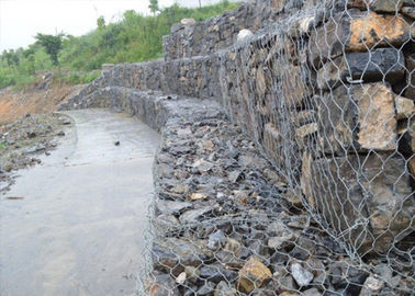 Hexagonal weave gabion basket